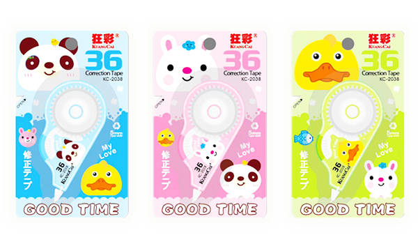 塗改帶5MM KC-2038