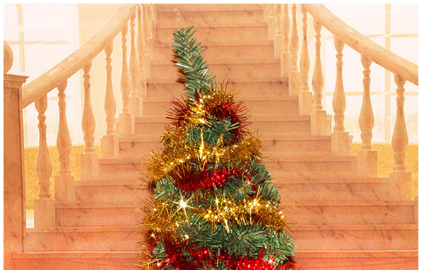 聖誕節毛條拉花佈置彩條 mt45638