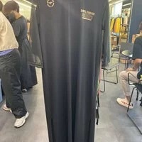 [S] BOYLONDON WOMEN'S T-SHIRT DRESS,BLACK/GOLD, B92OP1392F99 (SBB86)