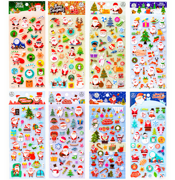 聖誕節貼紙 183-190