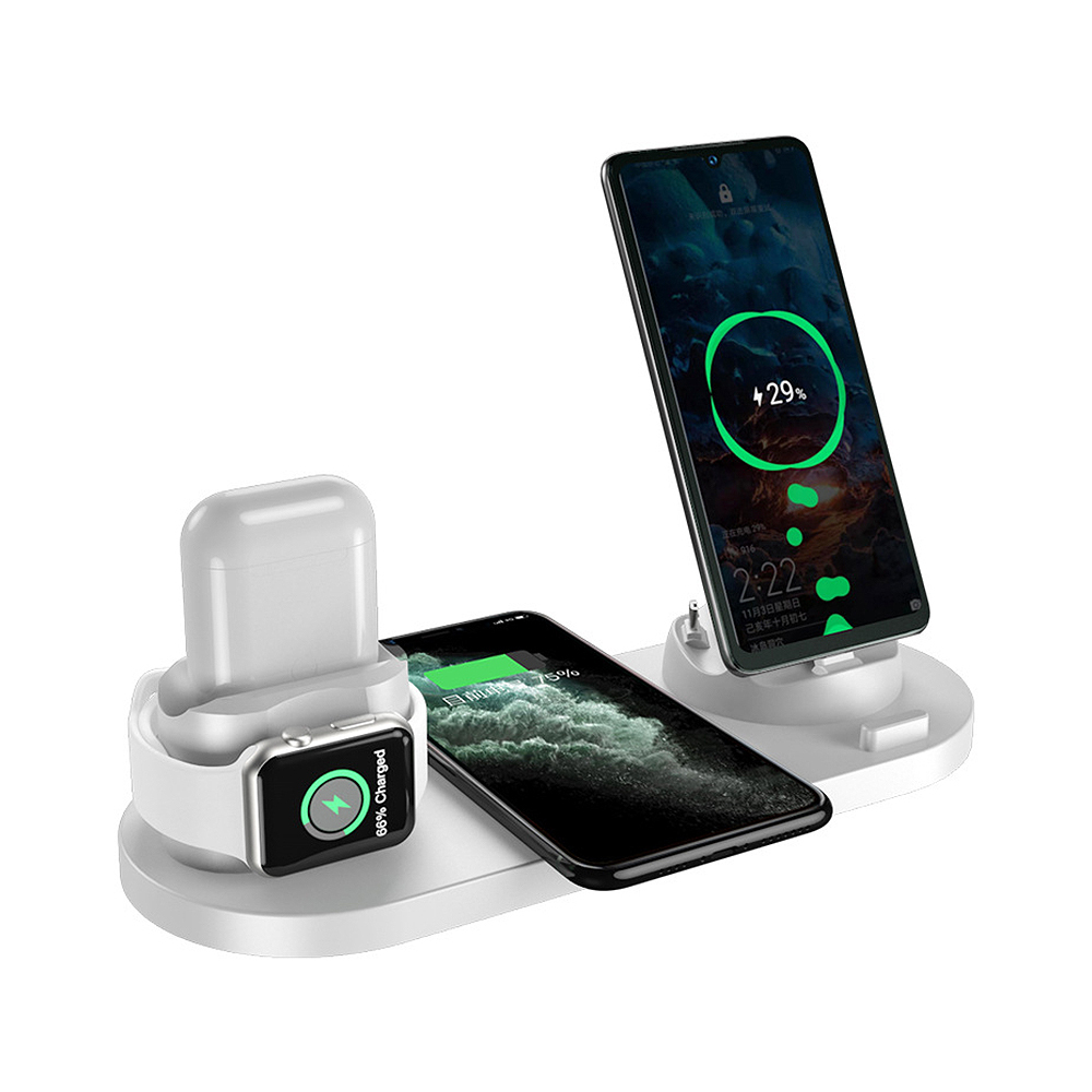 六合一無線充電器-兩色