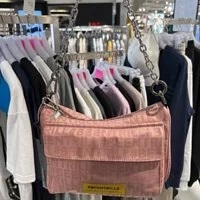 [S] BEENTRILL MONOGRAM CHAIN PROTECTIVE BAG, PINK, BA210BG006-PK (SBT51)