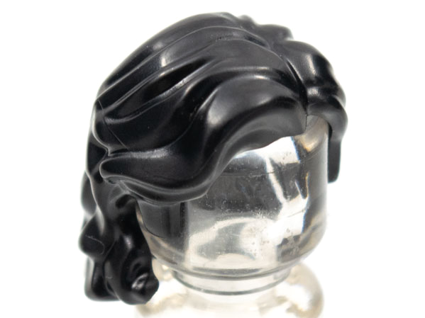 Lego 35494 Hair Mid-Length Wavy with Center Part and Sidelocks