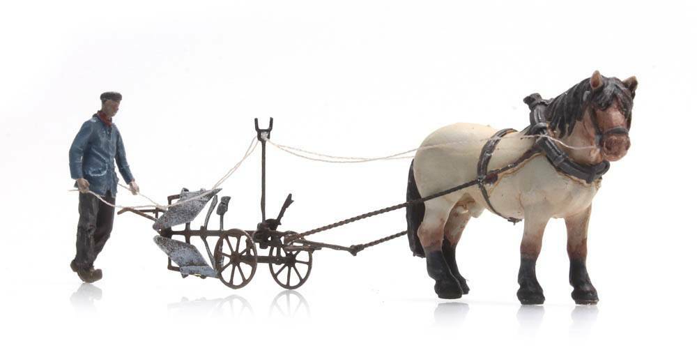 Artitec 387.392 HO規 Horse and plough 馬和犁