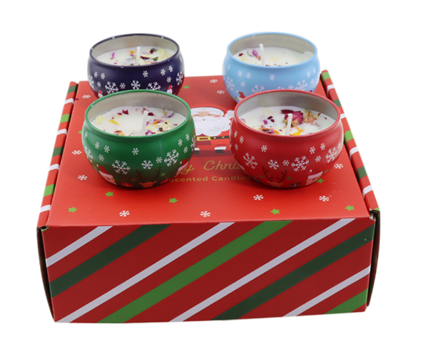 現貨區 聖誕節大豆蠟植物精油香薰蠟燭(單個) A4919