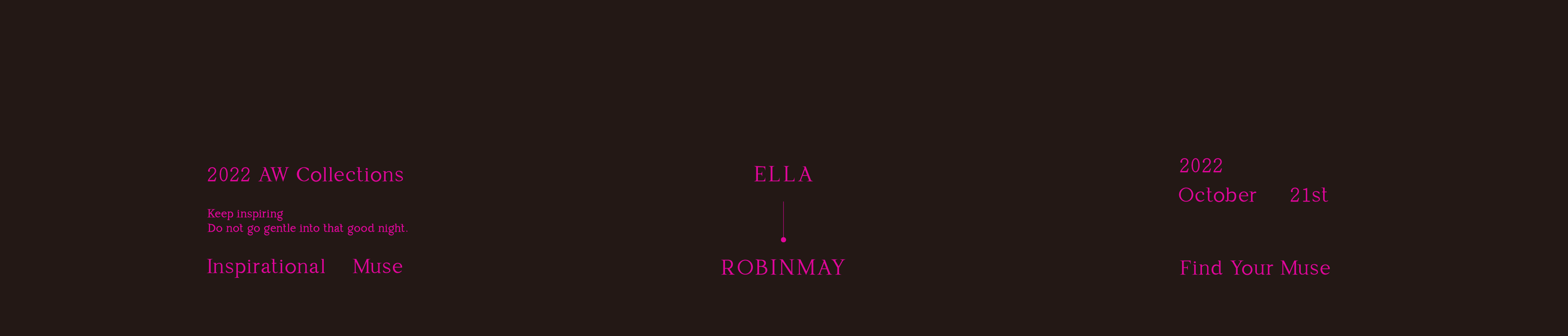 ROBINMAY Ella系列- 靈感繆思