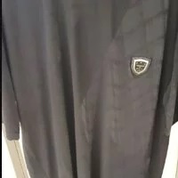 [S] BOYLONDON STUDDED STREET STYLE COTTON LOGO T-SHIRT,BLACK/WHITE, B82TS1006U890 (SBB95)