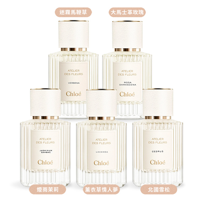 Chloe' 淡香精(50ml)-仙境花園系列-國際航空版-多款可選