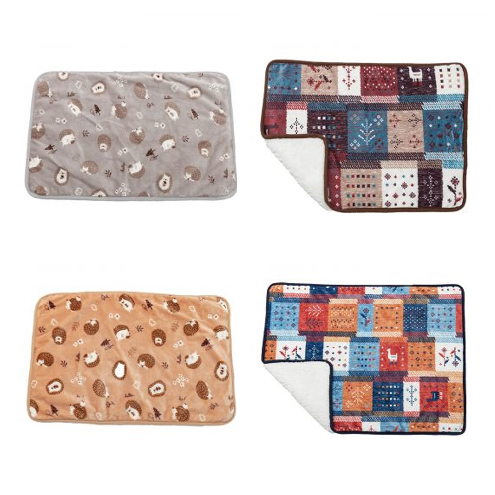 🔥限時特價🔥【DOGFEET】舒眠睡墊 寵物睡毯 M/L (拼布款/刺蝟款)