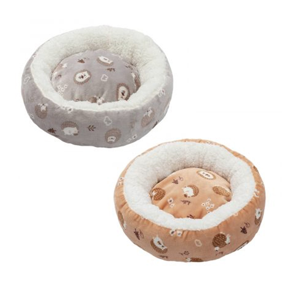 結帳88折【DOGFEET】舒眠寵物圓睡床 寵物睡窩 M/L (刺蝟圖案)