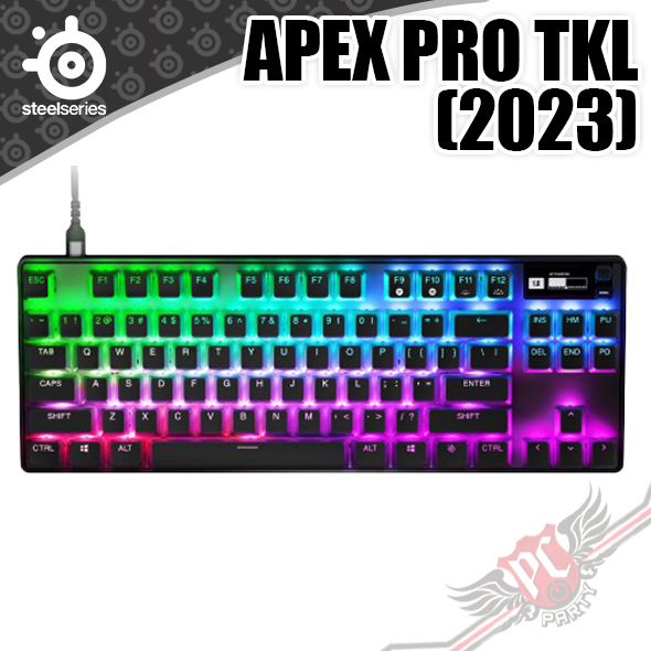 PCPARTY 賽睿SteelSeries APEX PRO TKL 2023 有線機械式鍵盤英文