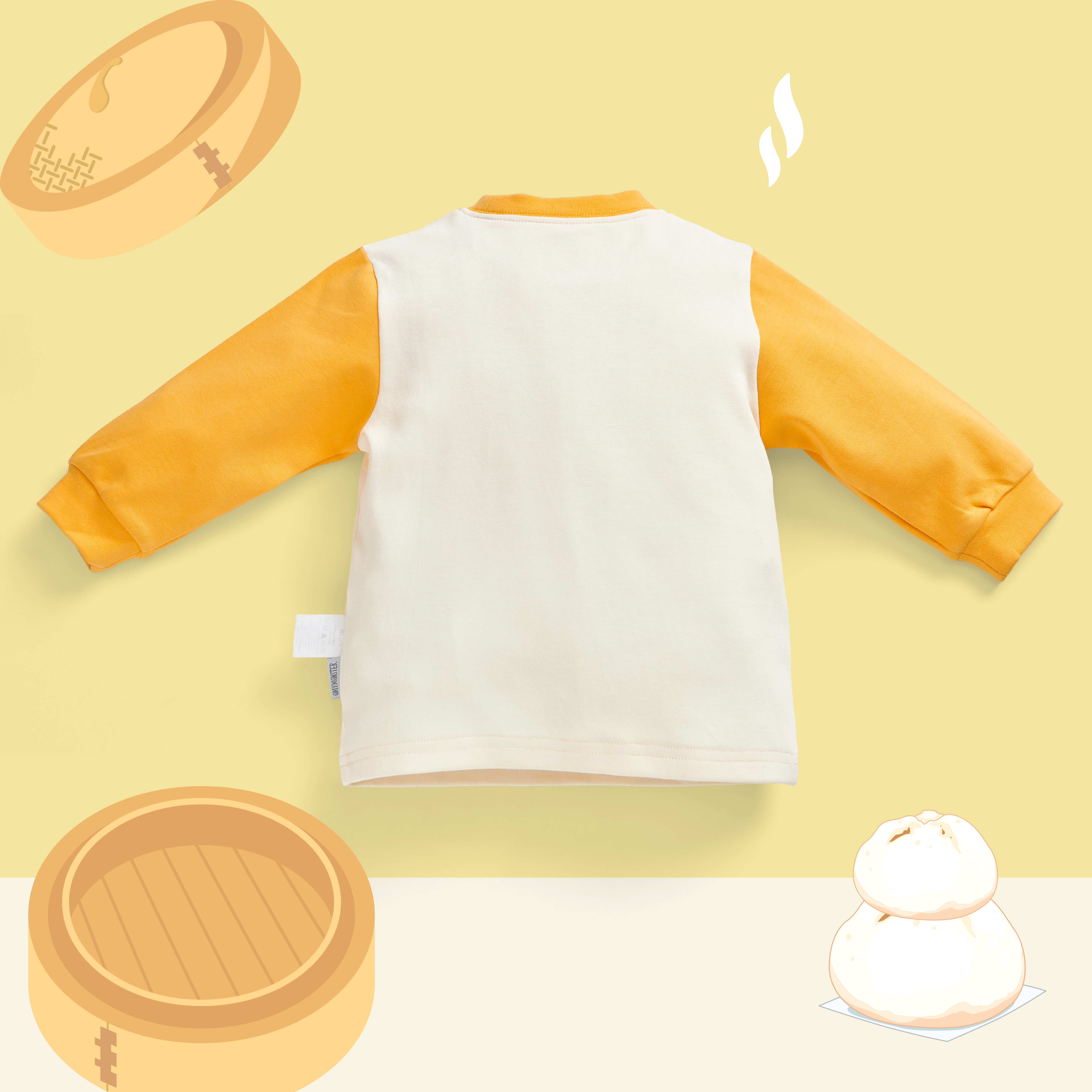 生我好過生舊叉燒長袖棉質上衣