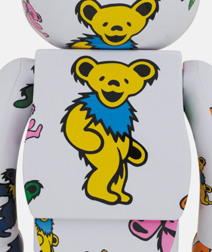 MEDICOM TOY】BE@RBRICK GRATEFUL DEAD 1000％ (DANCING BEA