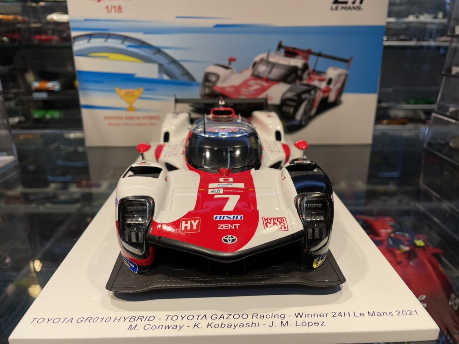 Spark Toyota GR010 Hybrid #7 Toyota Gazoo Winner 1/18