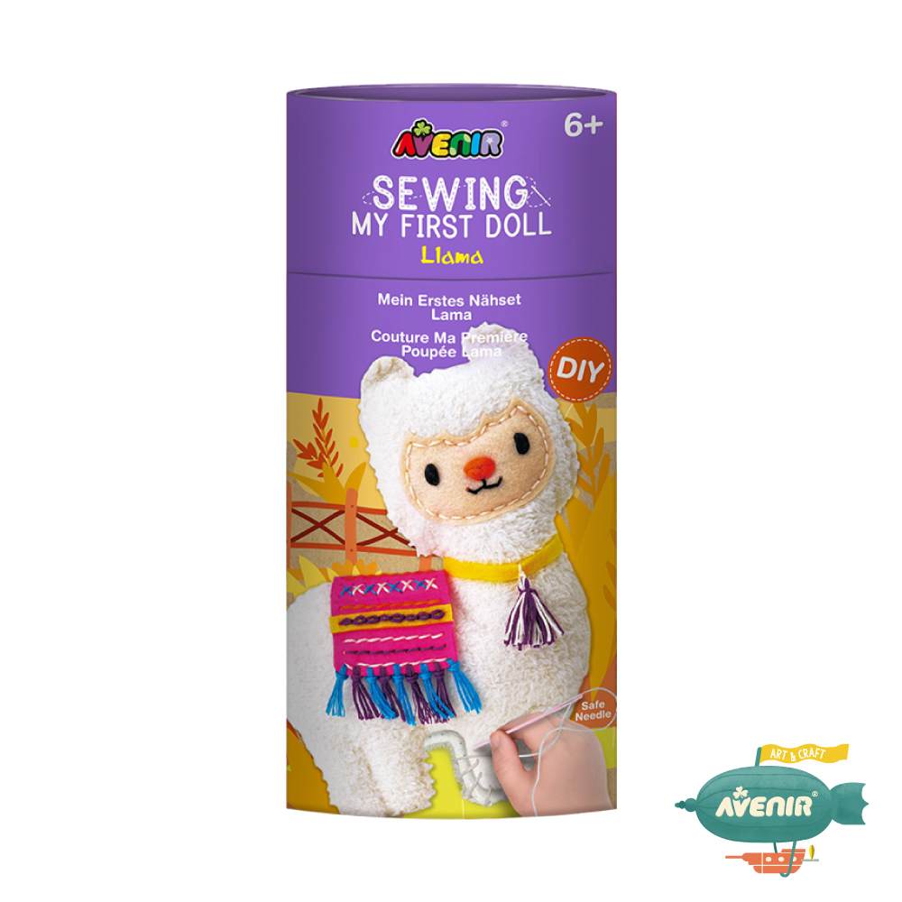 《 Avenir Kids 艾維尼 》我的幸福小夥伴 草泥馬娃娃 縫工手作 附安全縫針