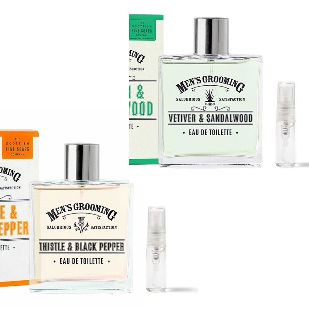 英國 Scottish Fine Soaps - 男士香水 2入組（迷你香水 / 隨身小香水 / 試香）