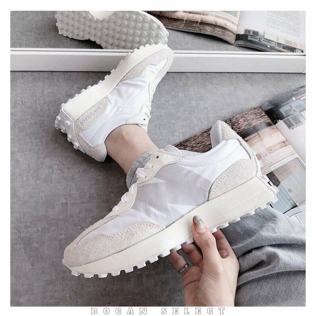 NB327白絲綢 仙女白 奶油白（WS327SFD）