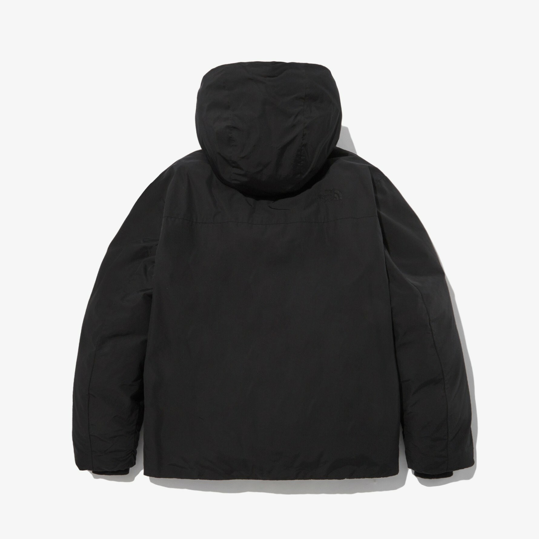 THE NORTH FACE PRAISE DOWN JACKET 大口袋 連帽 羽絨外套 黑 NJ1DN67A