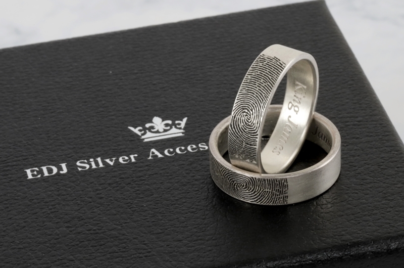 客製化指紋對戒