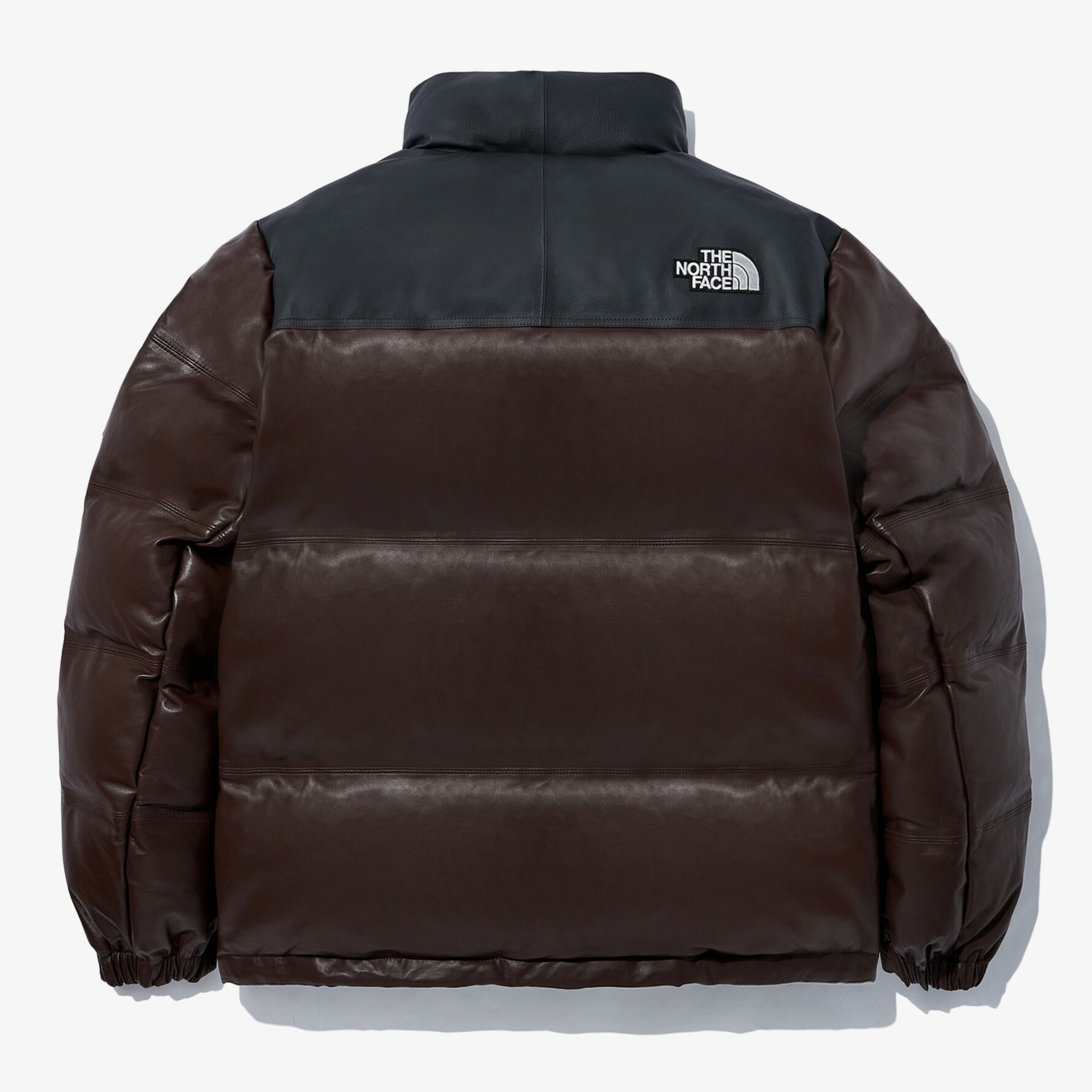THE NORTH FACE 白標 ECO LEATHER NUPTSE 皮革外套 咖啡 NJ1DN57K