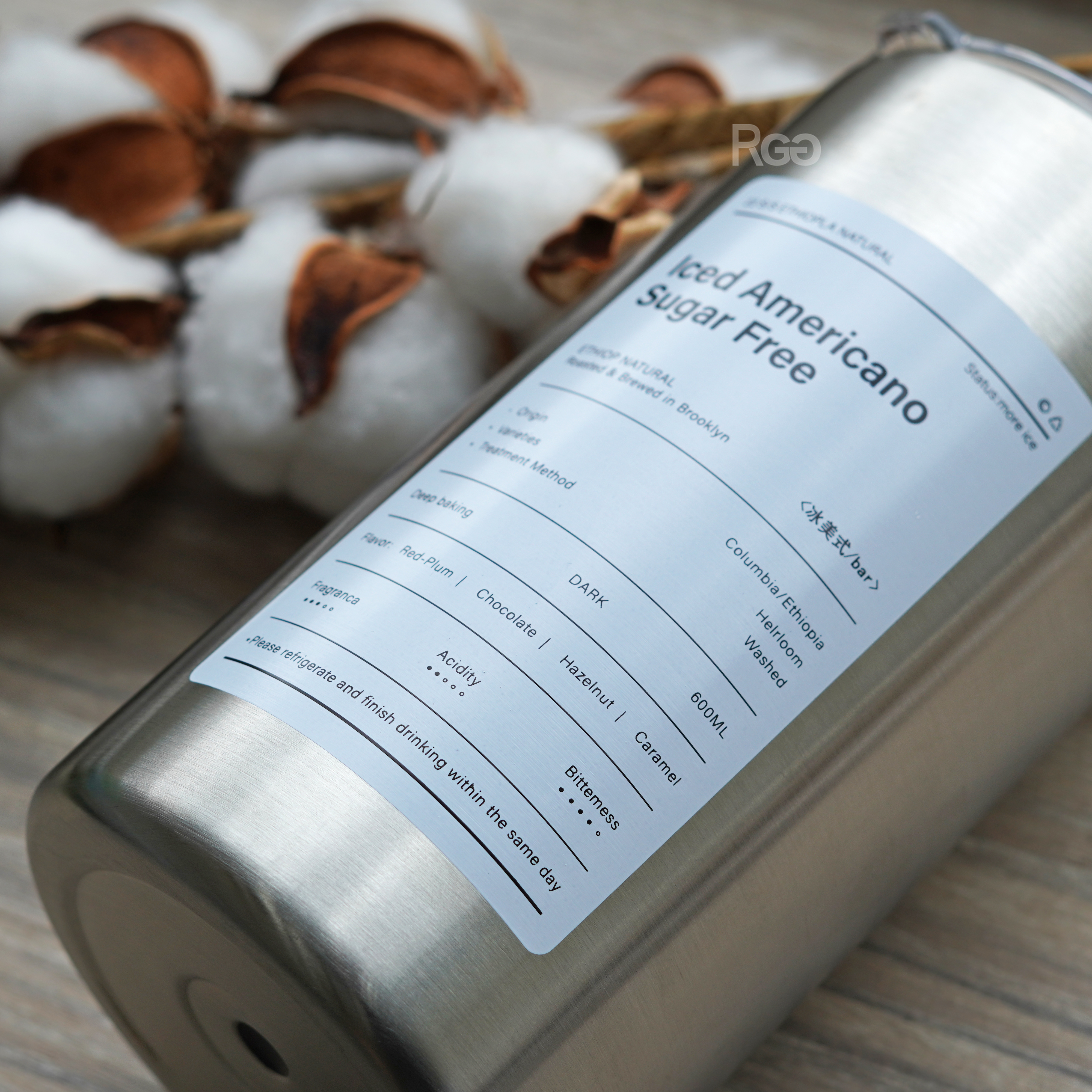 金屬雙層不鏽鋼保溫保冷環保杯亮面照