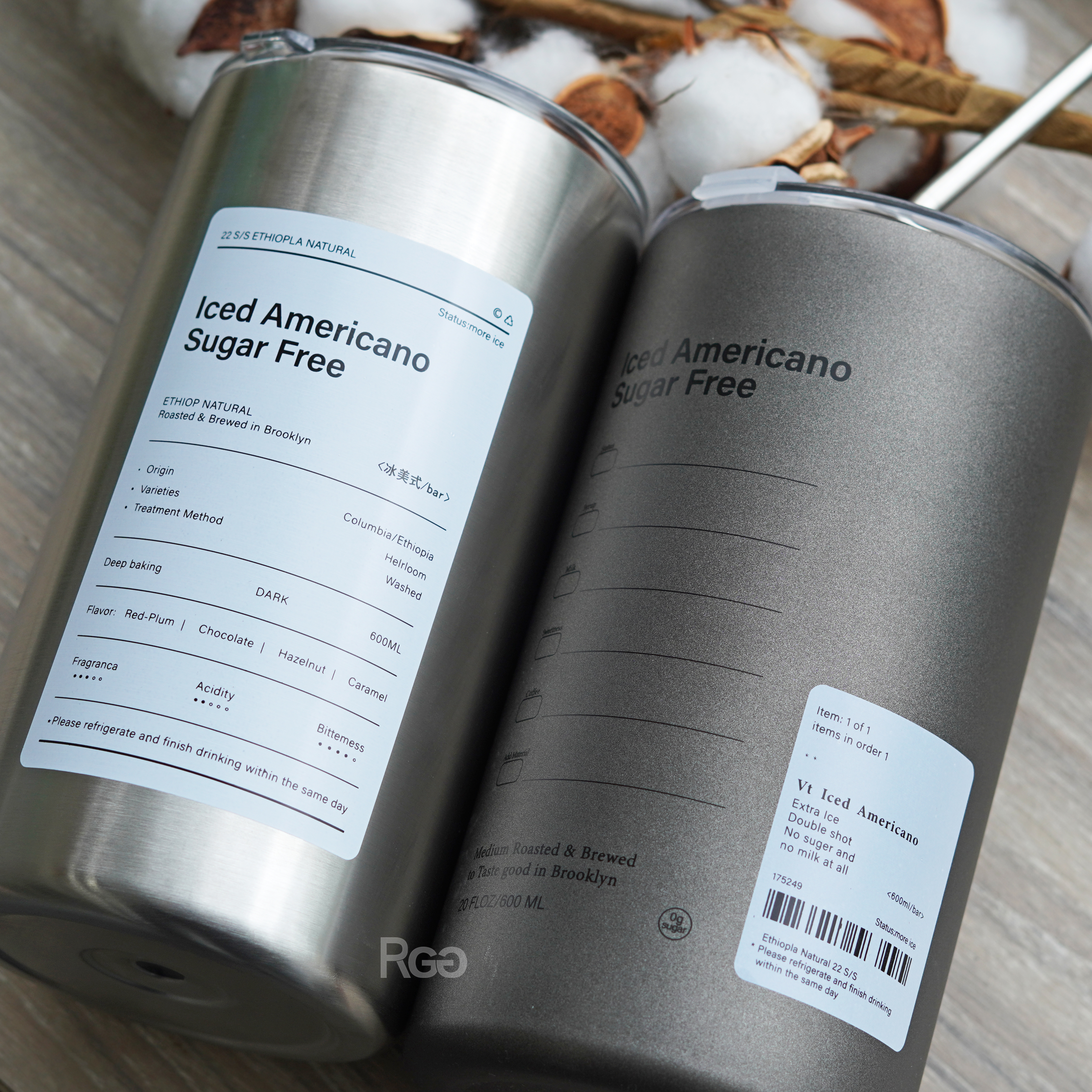 金屬雙層不鏽鋼保溫保冷環保杯兩色照