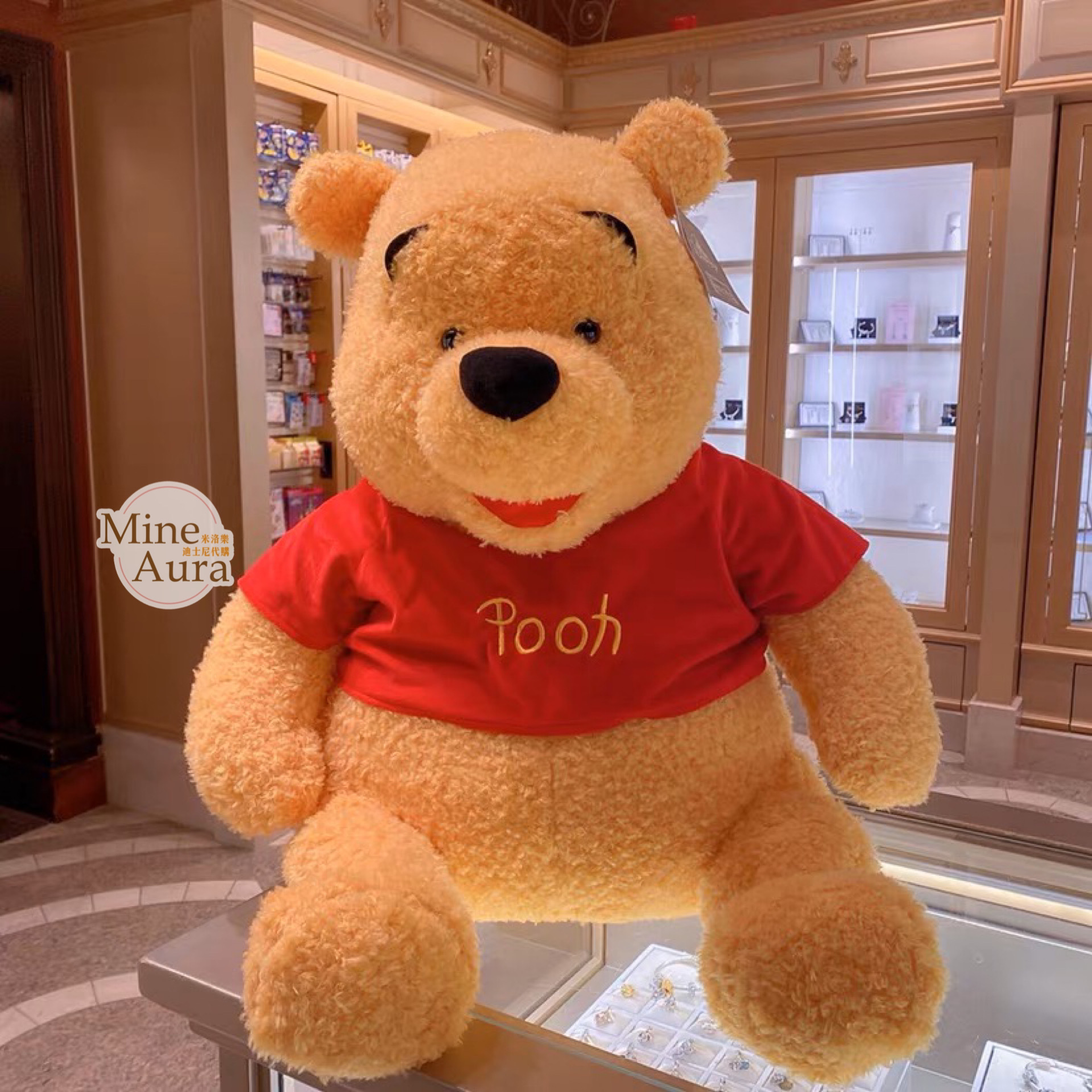 小熊維尼 Winnie the Pooh XL號 巨型 娃娃玩偶 -上海迪士尼樂園