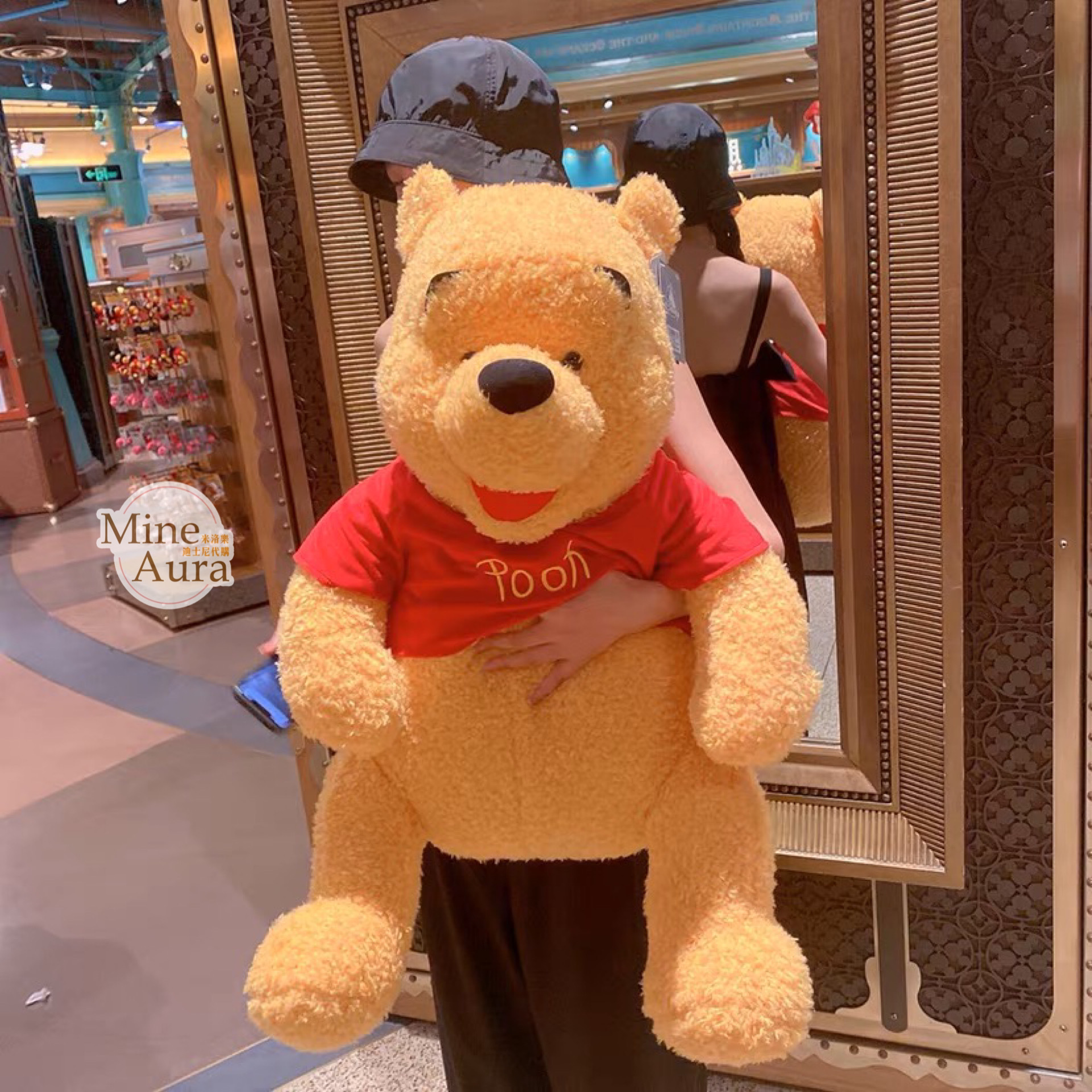 小熊維尼 Winnie the Pooh XL號 巨型 娃娃玩偶 -上海迪士尼樂園