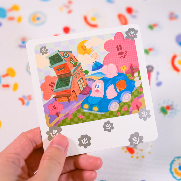 Kingjun｜厚磅蠢兔卡片