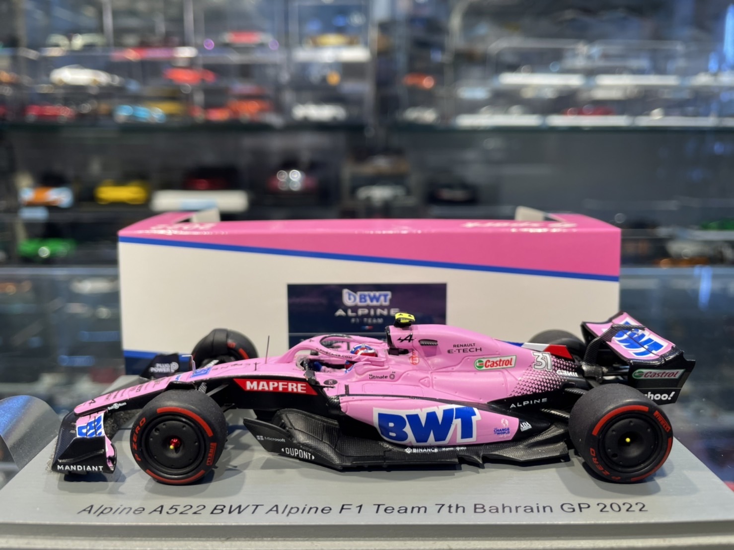 Spark Alpine A522 #31 7th Bahrain GP 2022 S8523 1/43