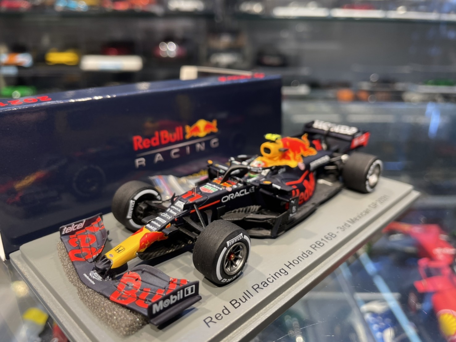 Spark Red Bull Honda RB16B #11 3rd Mexican S7850 1/43