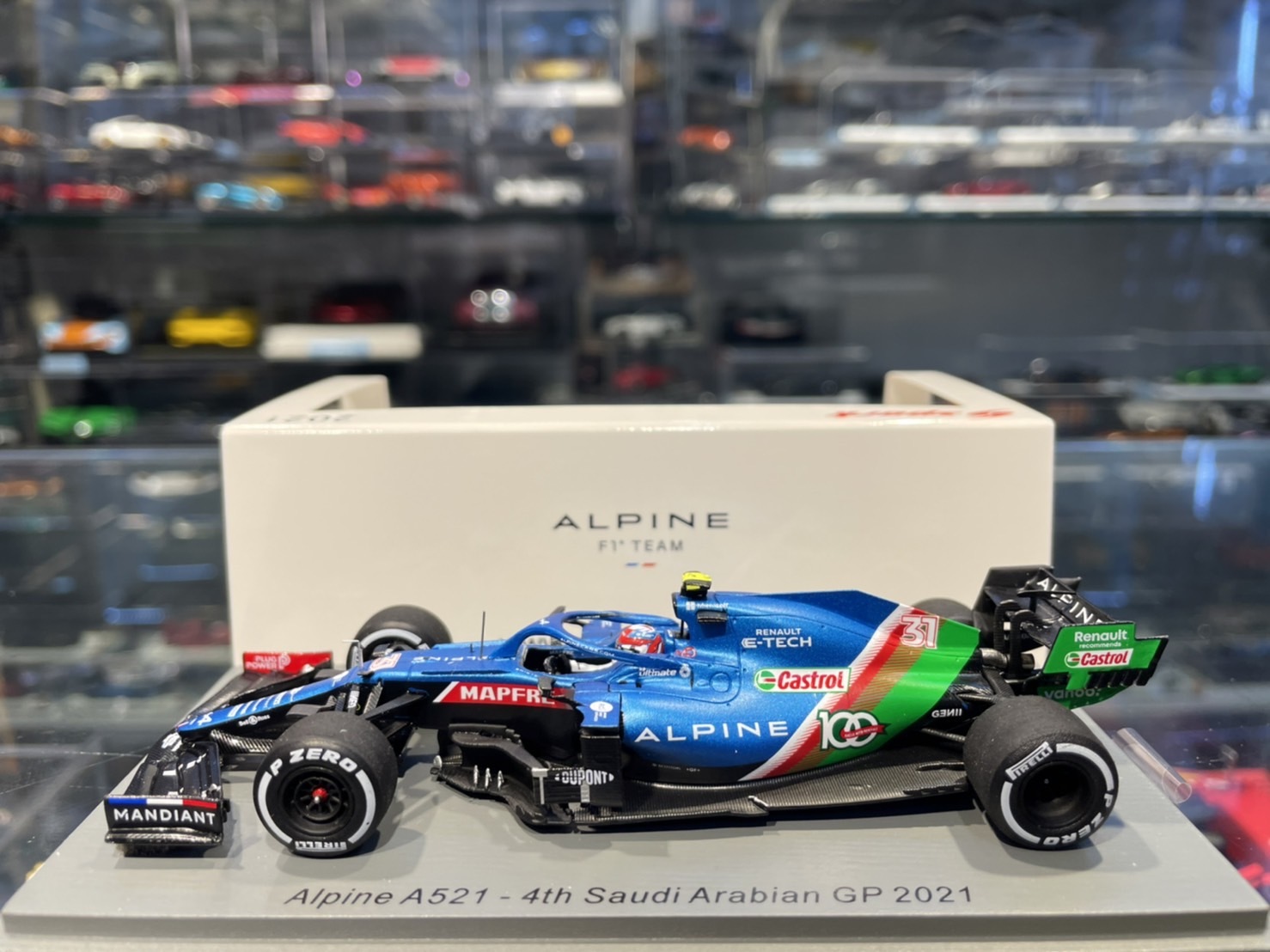 冬ギフト セ Alpine Spark A521 1/43 S7852 Arabian Saudi 4th #31 レーシングカー