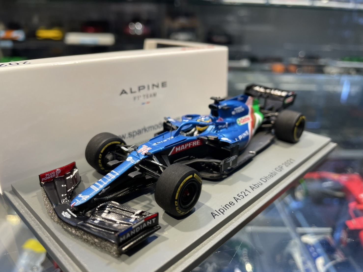 Spark Alpine A521 #14 8th Abu Dhabi GP S7858 1/43