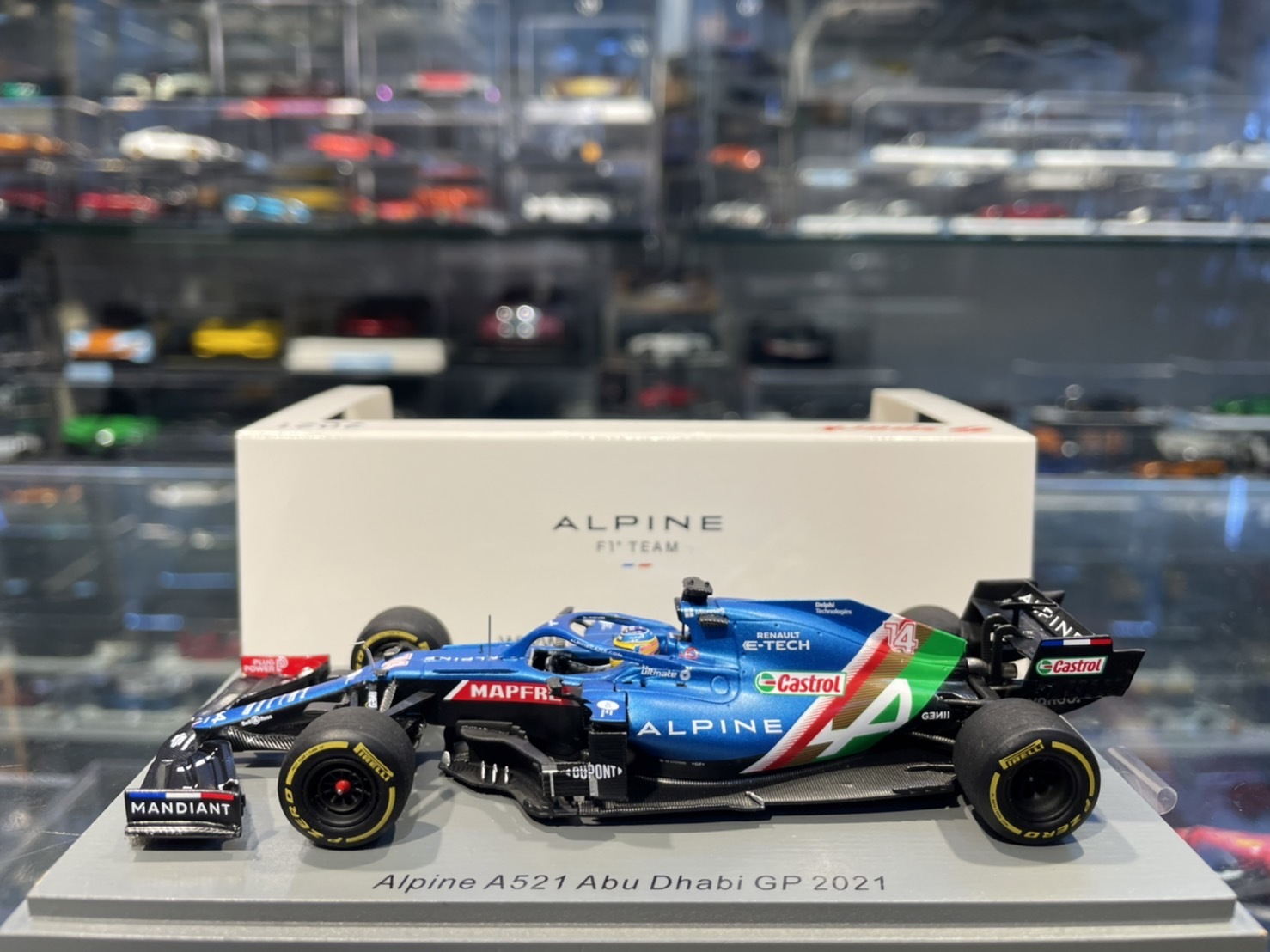 Spark Alpine A521 #14 8th Abu Dhabi GP S7858 1/43
