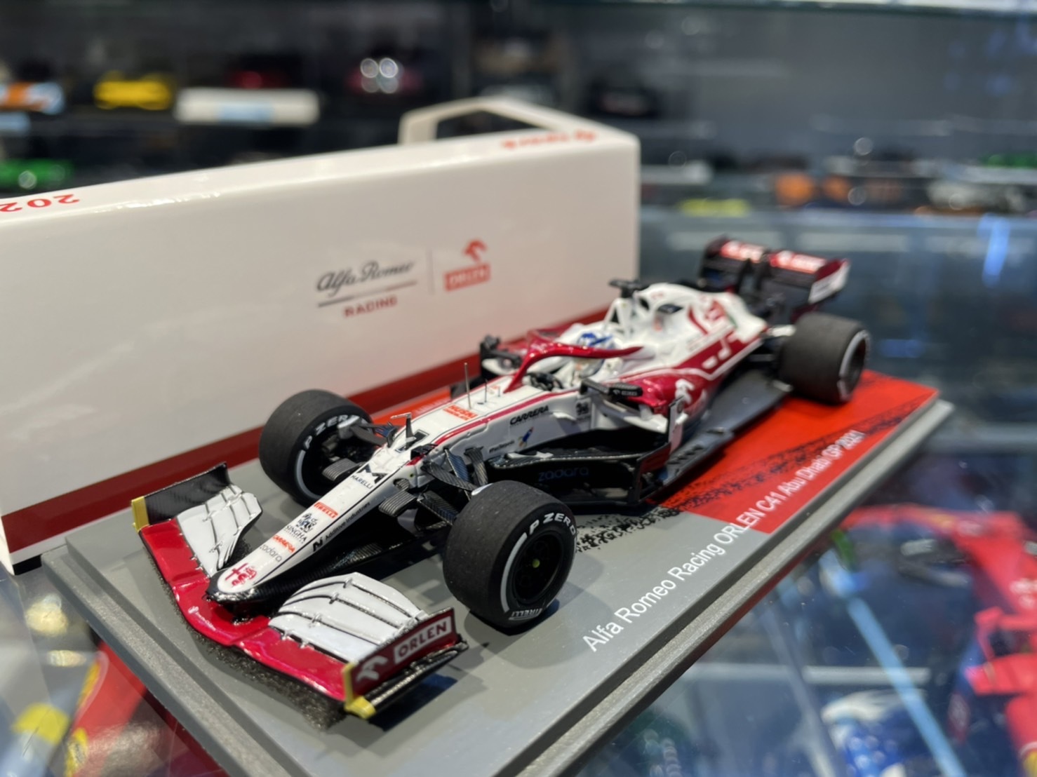 Spark Alfa Romeo C41 Kimi #7Abu Dhabi S7856 1/43