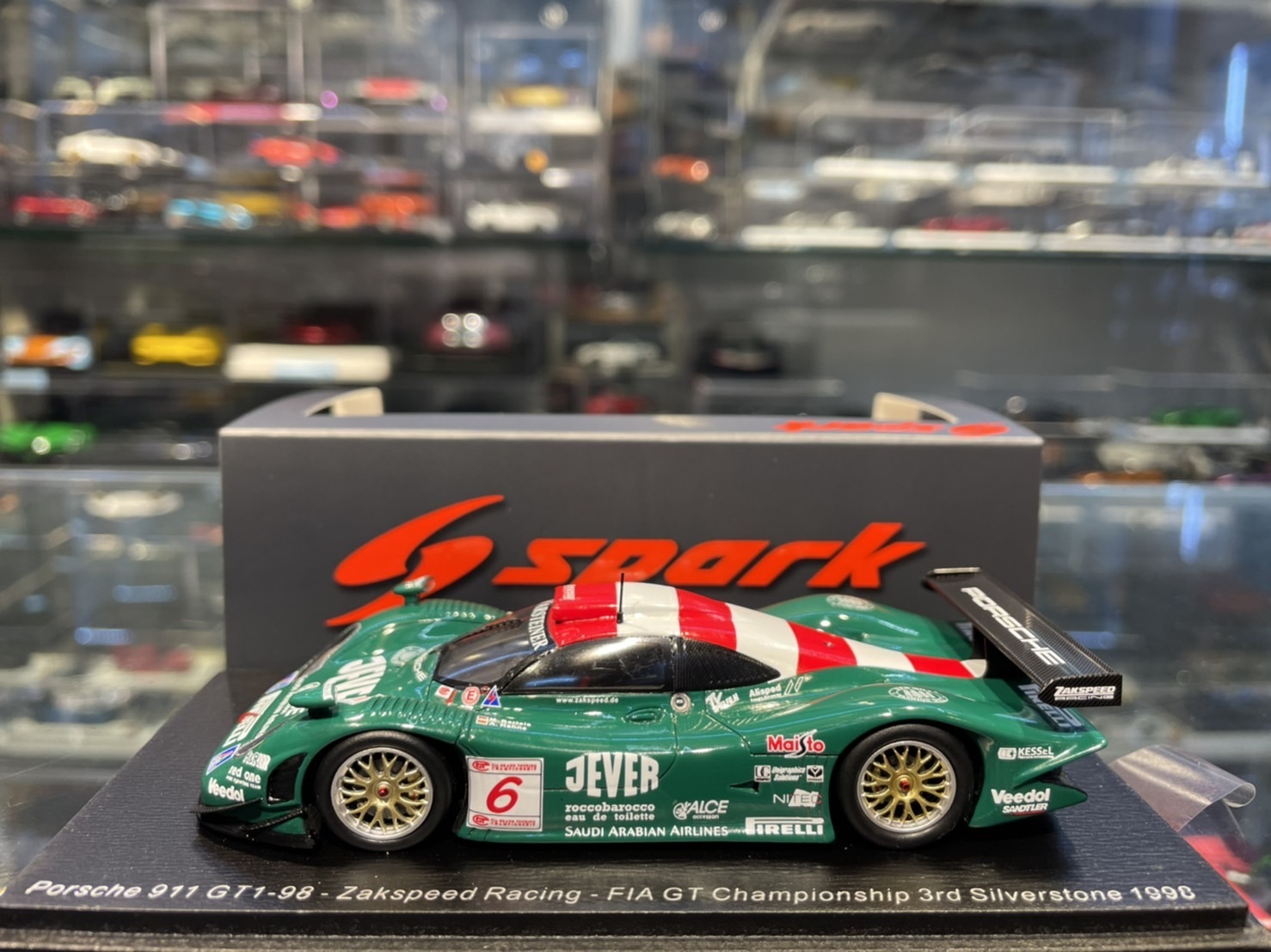 Spark Porsche 911 GT1-98 #6 Zakspeed Racing S5996 1/43