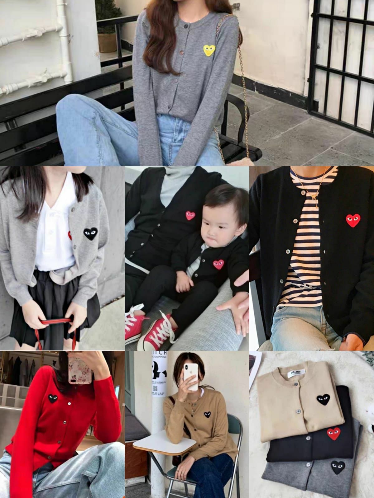 PLAY川久保玲經典款羊毛外套