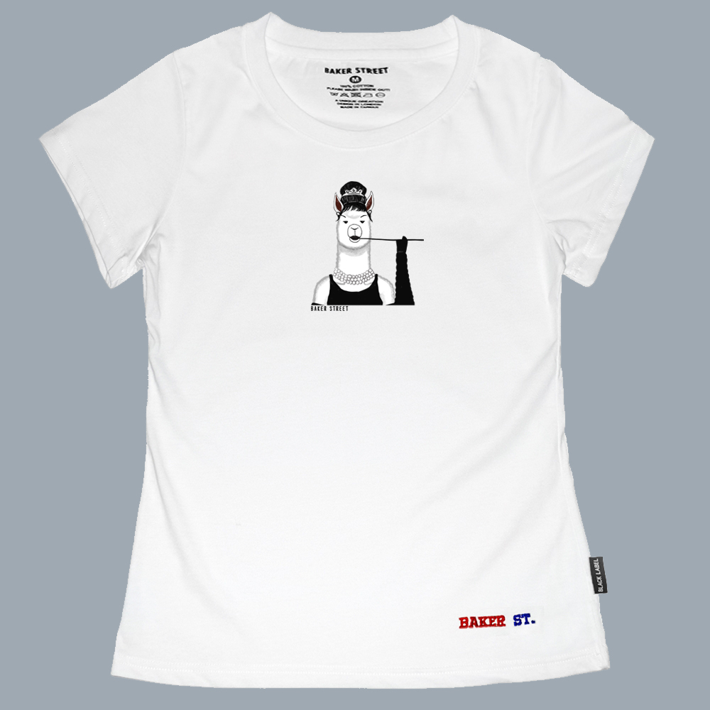 Audreyalpaca 奧麗麗駝 黑標系列 女版短袖T恤