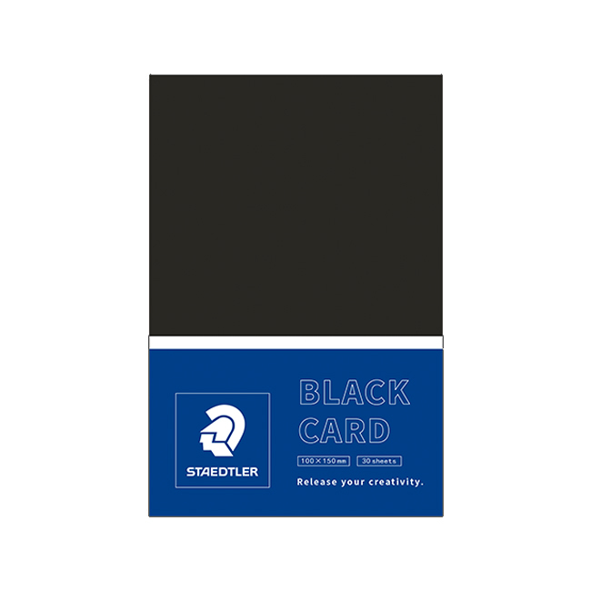 【STAEDTLER 施德樓】 明信片黑卡紙 MS-T-BKC01