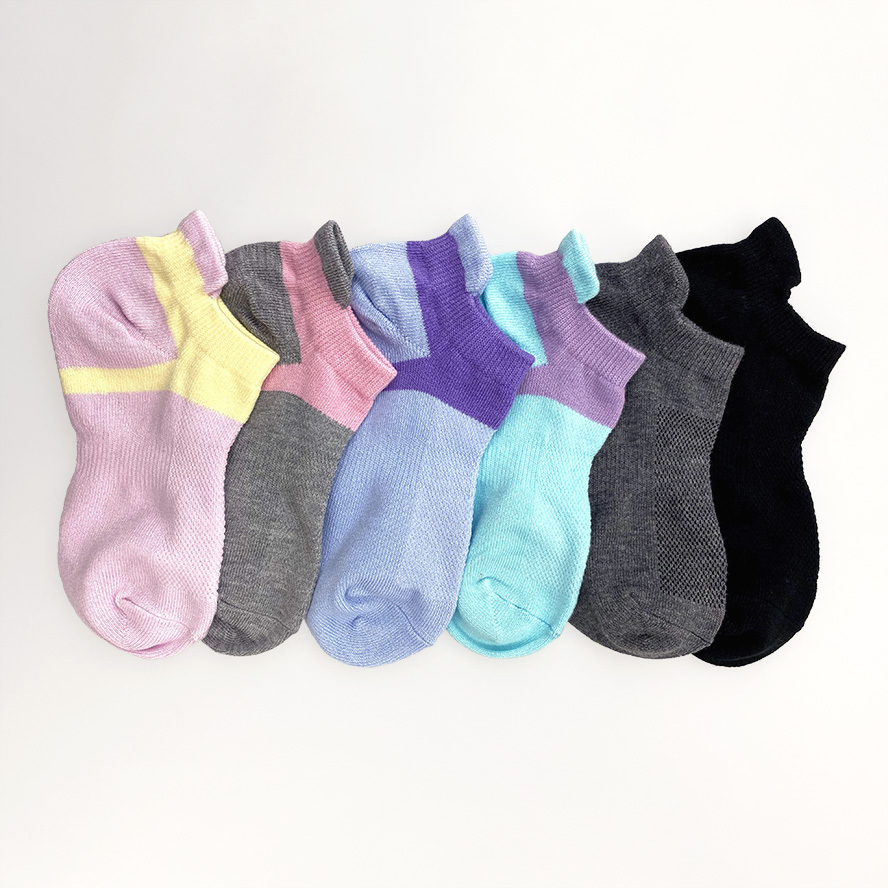 足弓加強。女款。提耳設計。船襪。86613