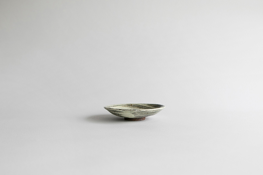 小山乃文彦-刷毛目小皿