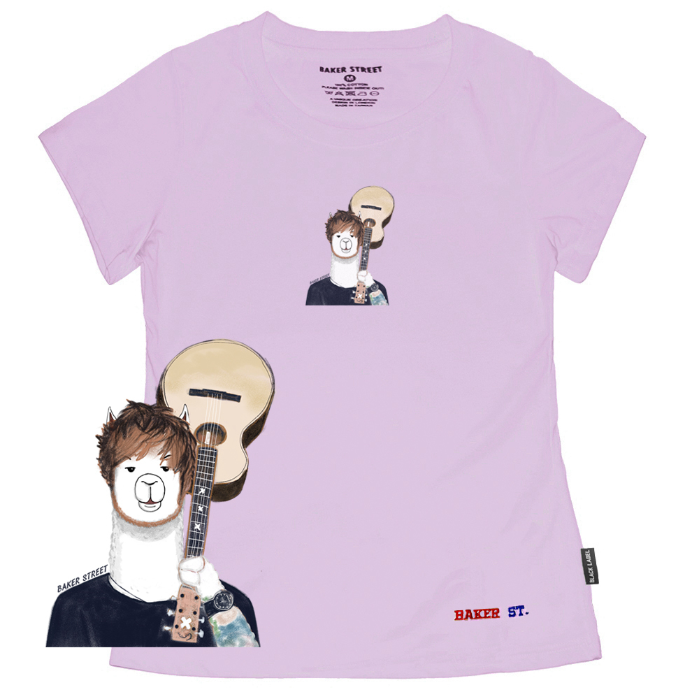 Edalpaca 紅髮駝 黑標系列 女版短袖T恤