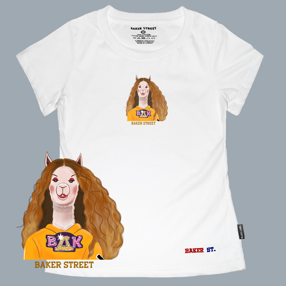 Bececealpaca 碧絲絲駝 黑標系列 女版短袖T恤