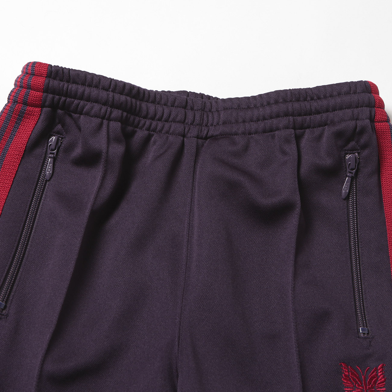 Needles 22AW Trackpant 電繡蝴蝶長褲紫紅| FLOMMARKET