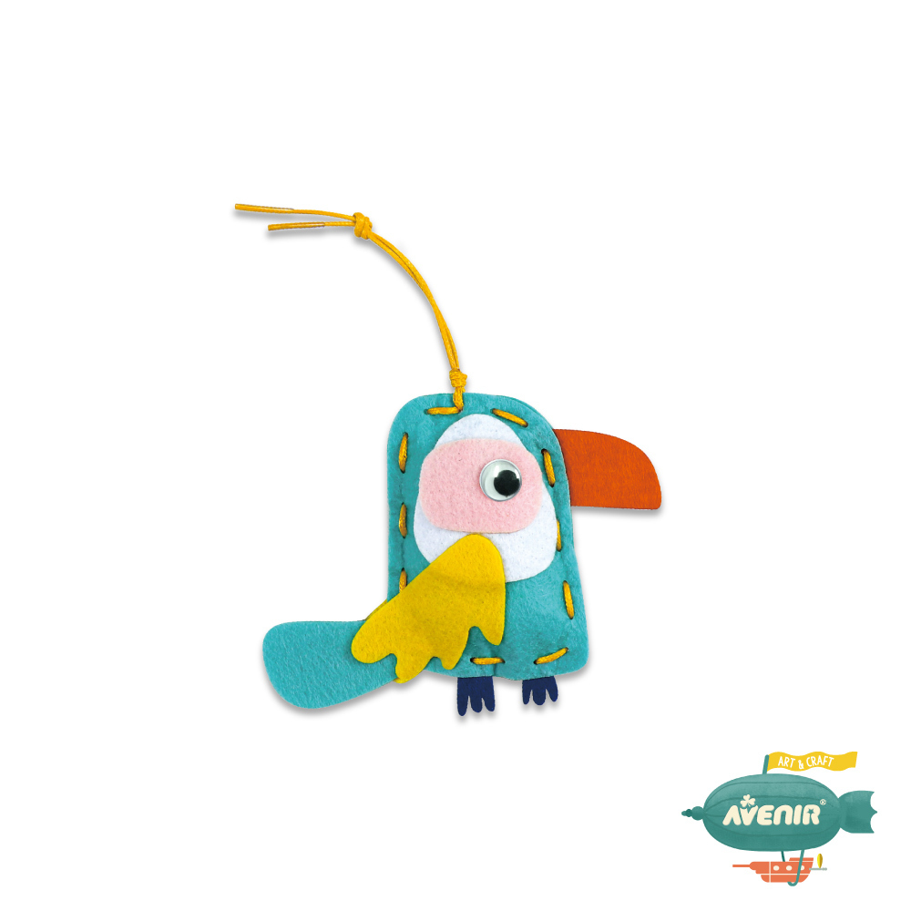 《 Avenir Kids 艾維尼 》我的隨身幸運吊飾, 動物寶寶 (一盒3入)｜穿繩手作、無需剪裁打孔