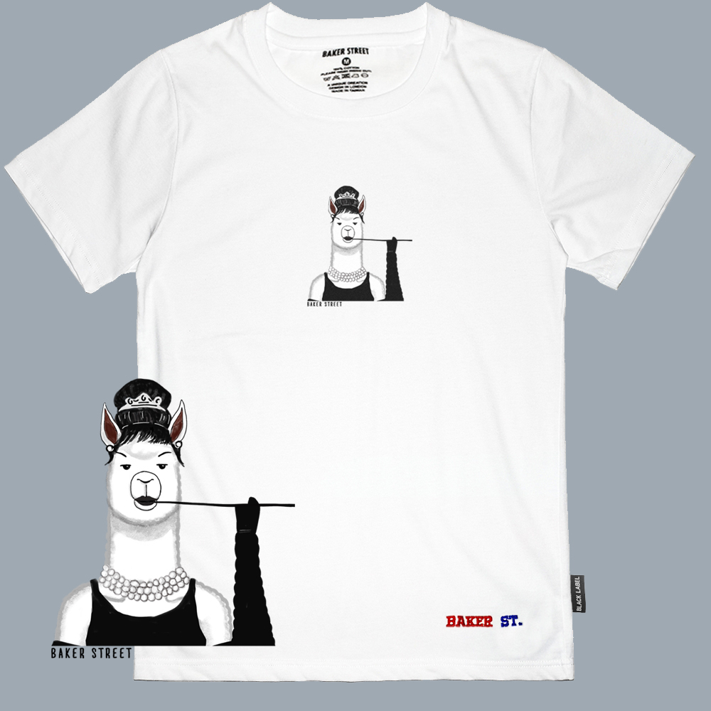 Audreyalpaca 奧麗麗駝 黑標系列 短袖T恤