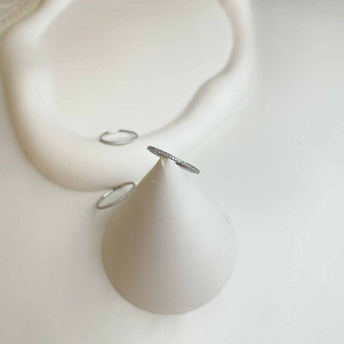 【全鋼】細排鑽戒