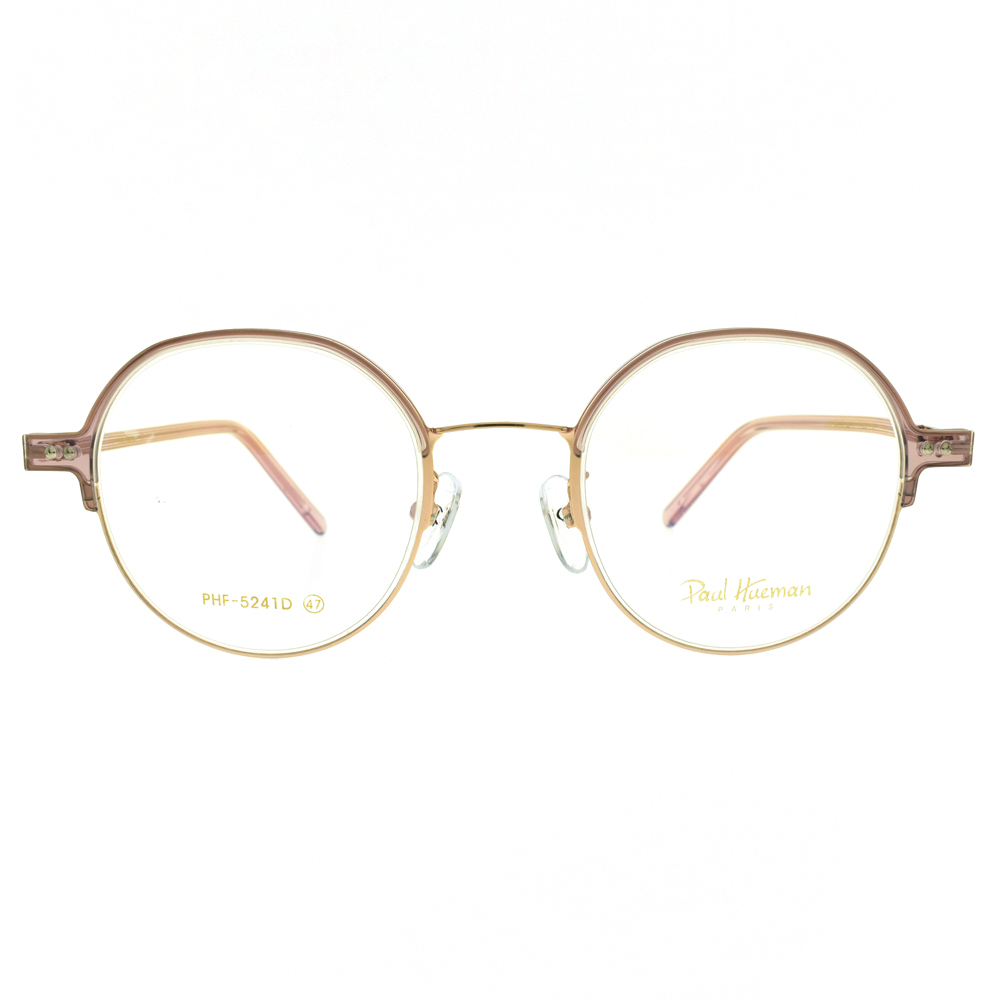 【PAUL HUEMAN】PHF5241D C11 透明系氣質圓框 光學眼鏡