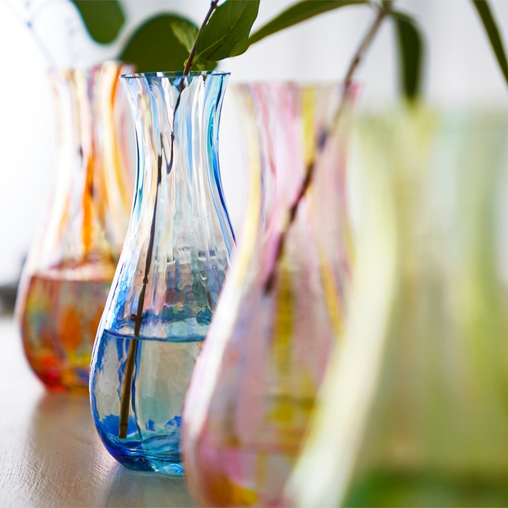 日本津輕 光Hikari花瓶-藍海/1入