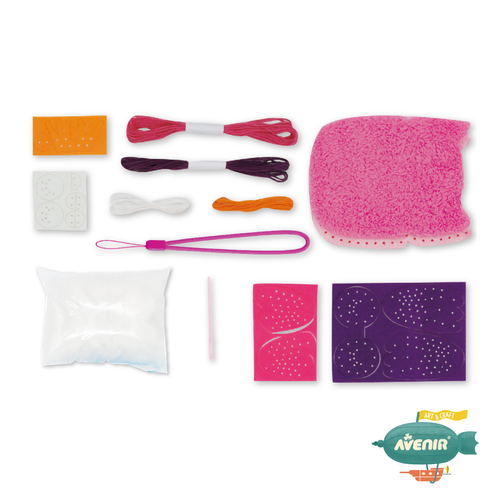 《 Avenir Kids 艾維尼 》我的守護小夥伴 貓頭鷹吊飾 縫工手作 附安全縫針